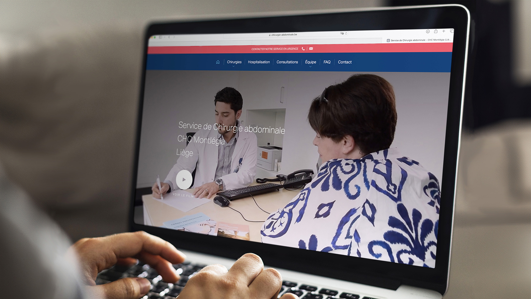 Un tout nouveau site web pour le service de Chirurgie abdominale du CHC MontLégia de Liège